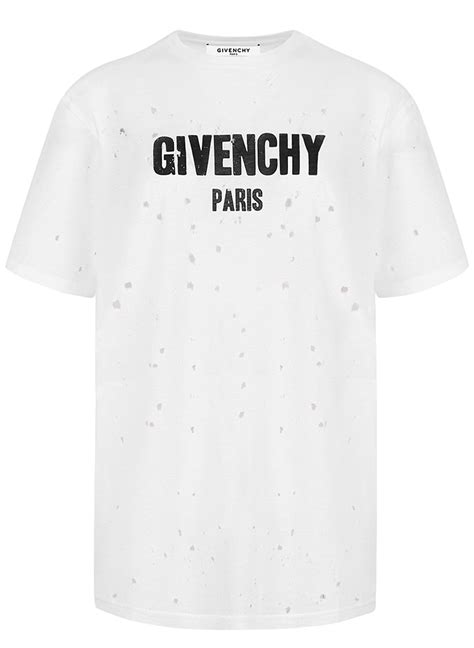 givenchy paris shirt holes|givenchy t shirt euro.